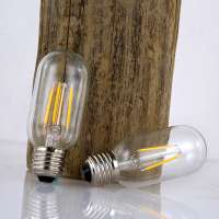 T45 e27 transparent light filament bulbs 4w optional dimmable filament 220v 4w led bulb light