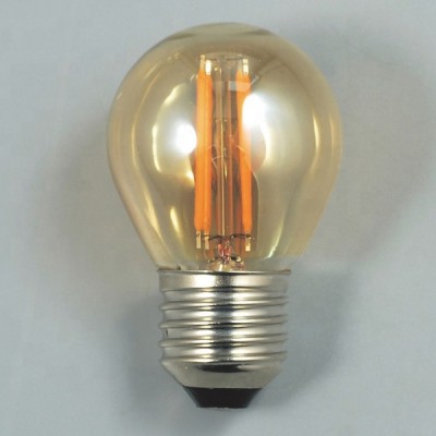 G45 E27 led bulb glass material led filament bulb