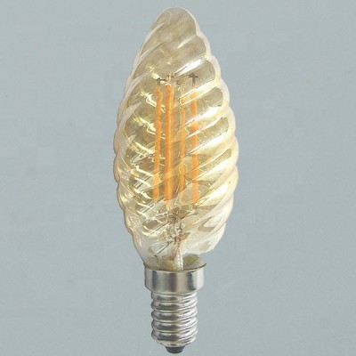 Gold glass E27 led filament bulb